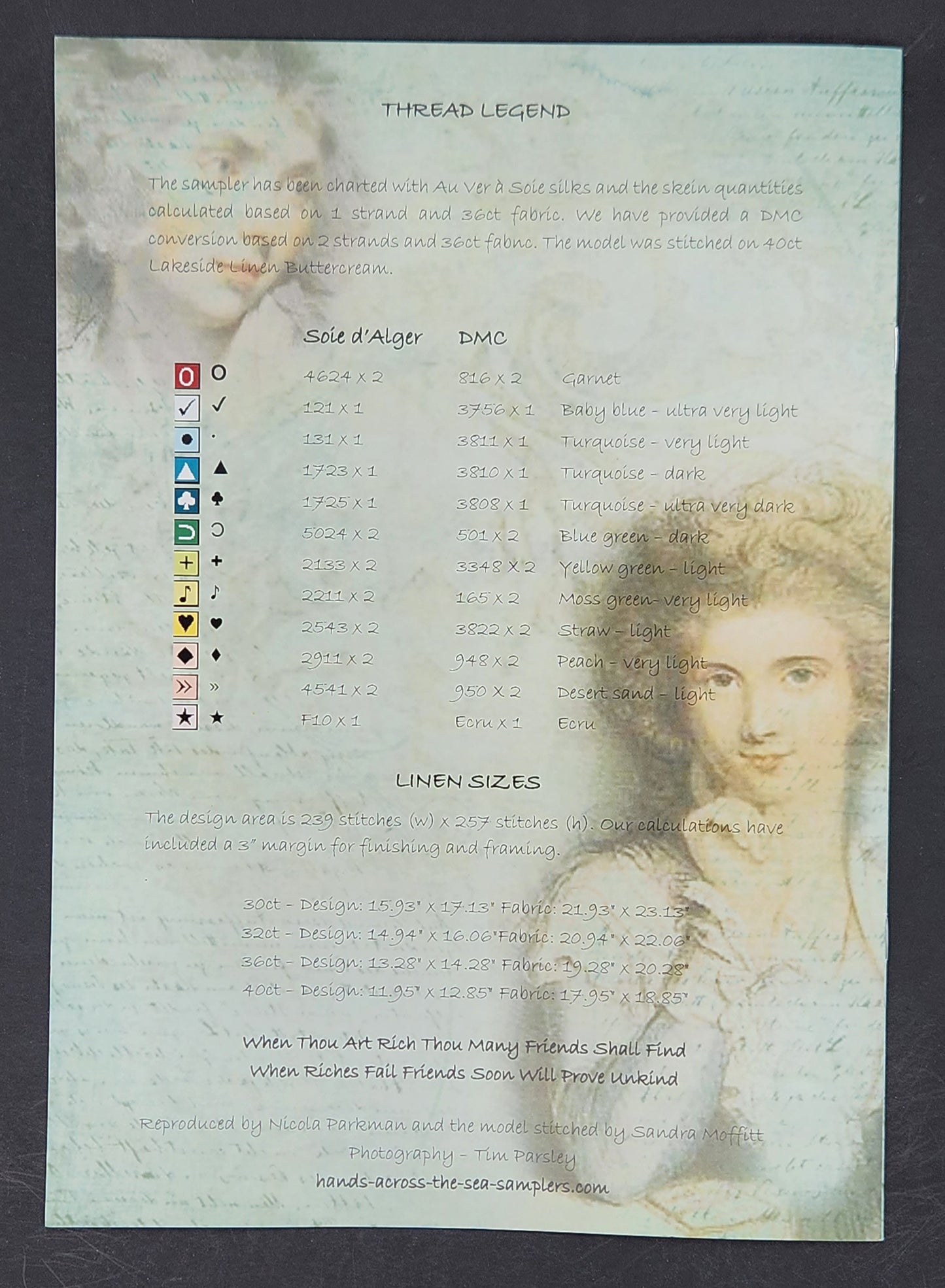 When Thou Art Rich - An Early Quacker Sampler