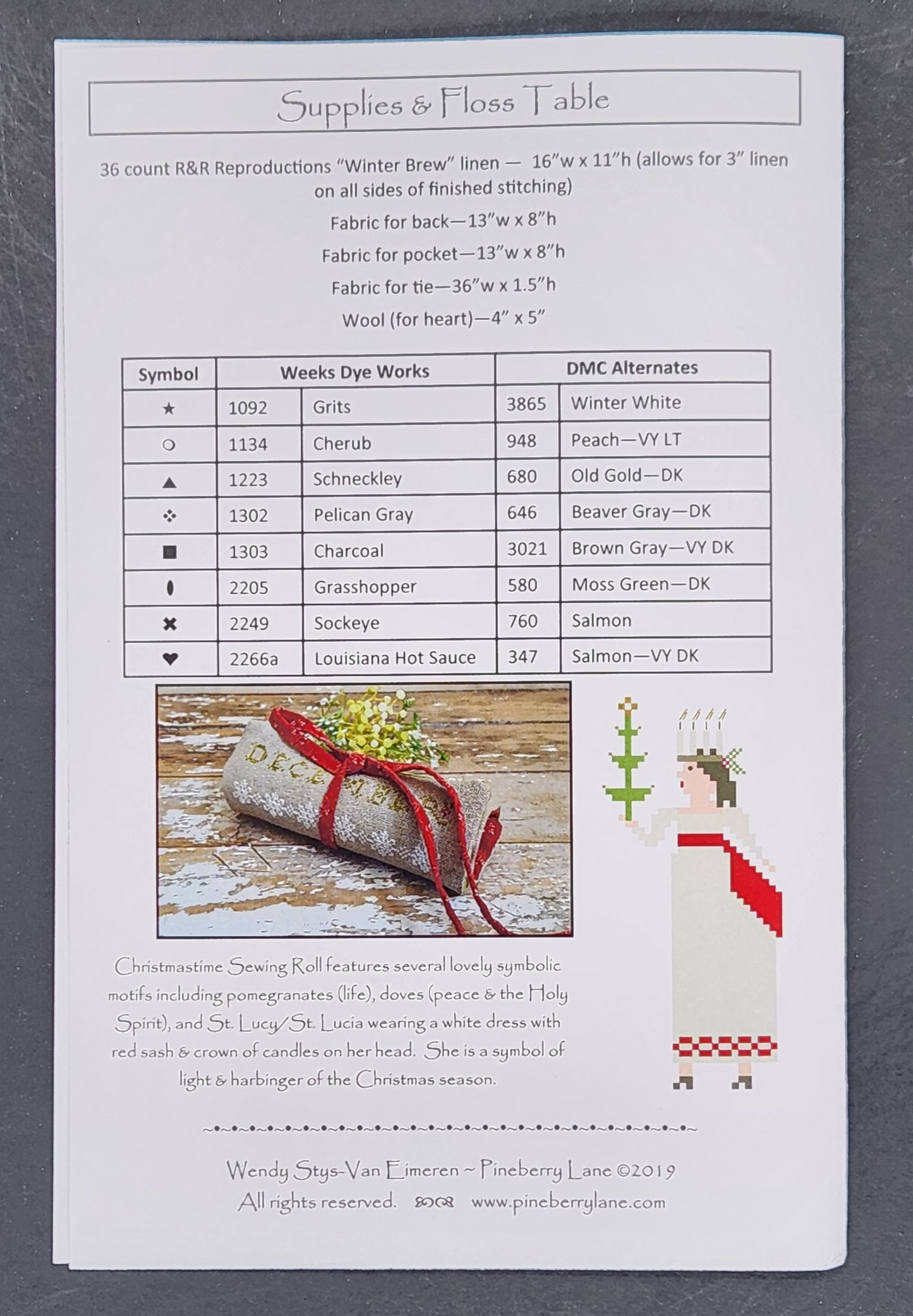 Christmastime Sewing Roll