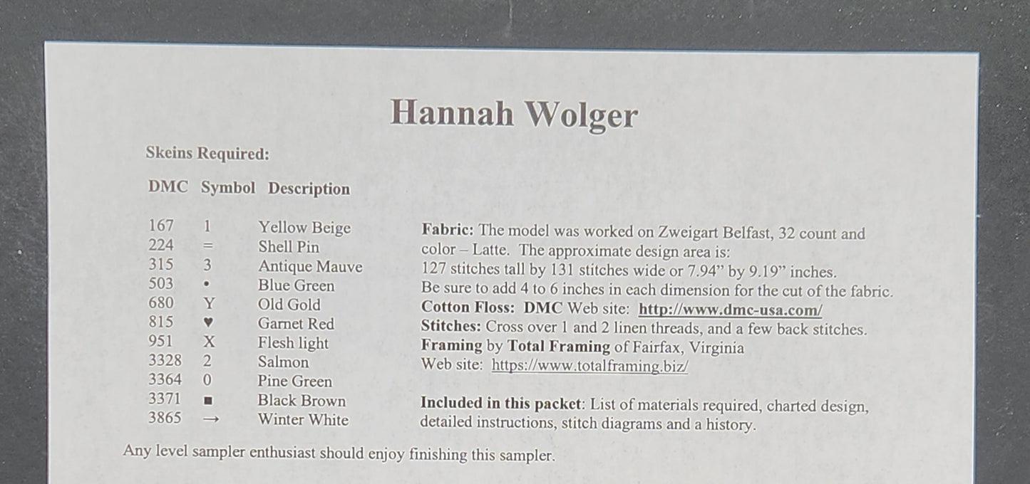 Hannah Wolger