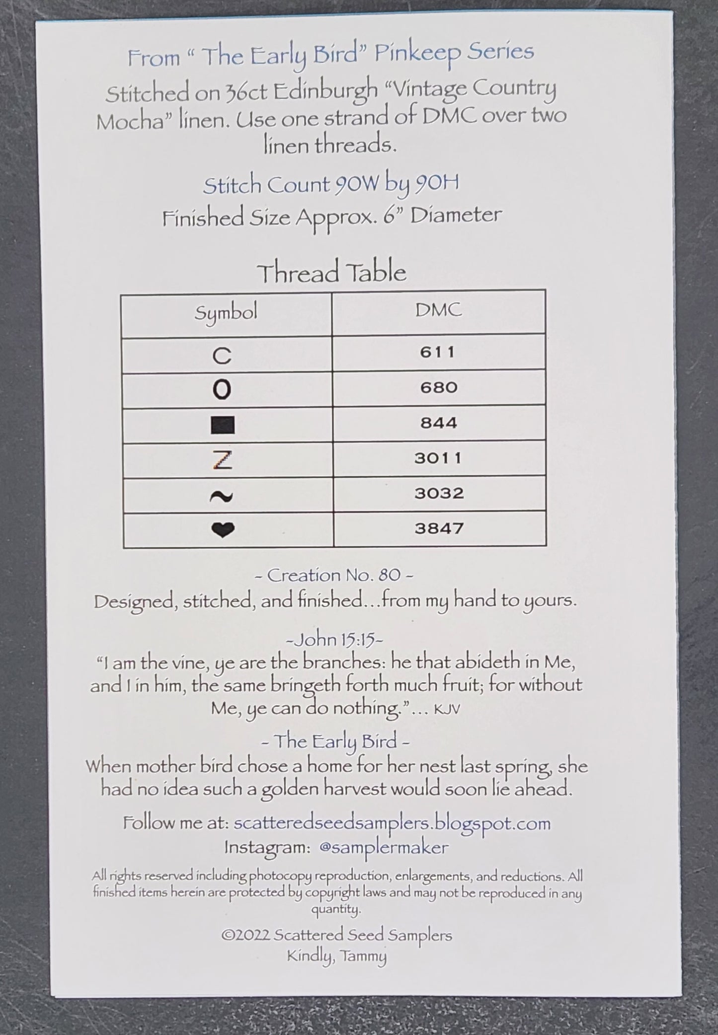 Little Pear Tree Pinkeep