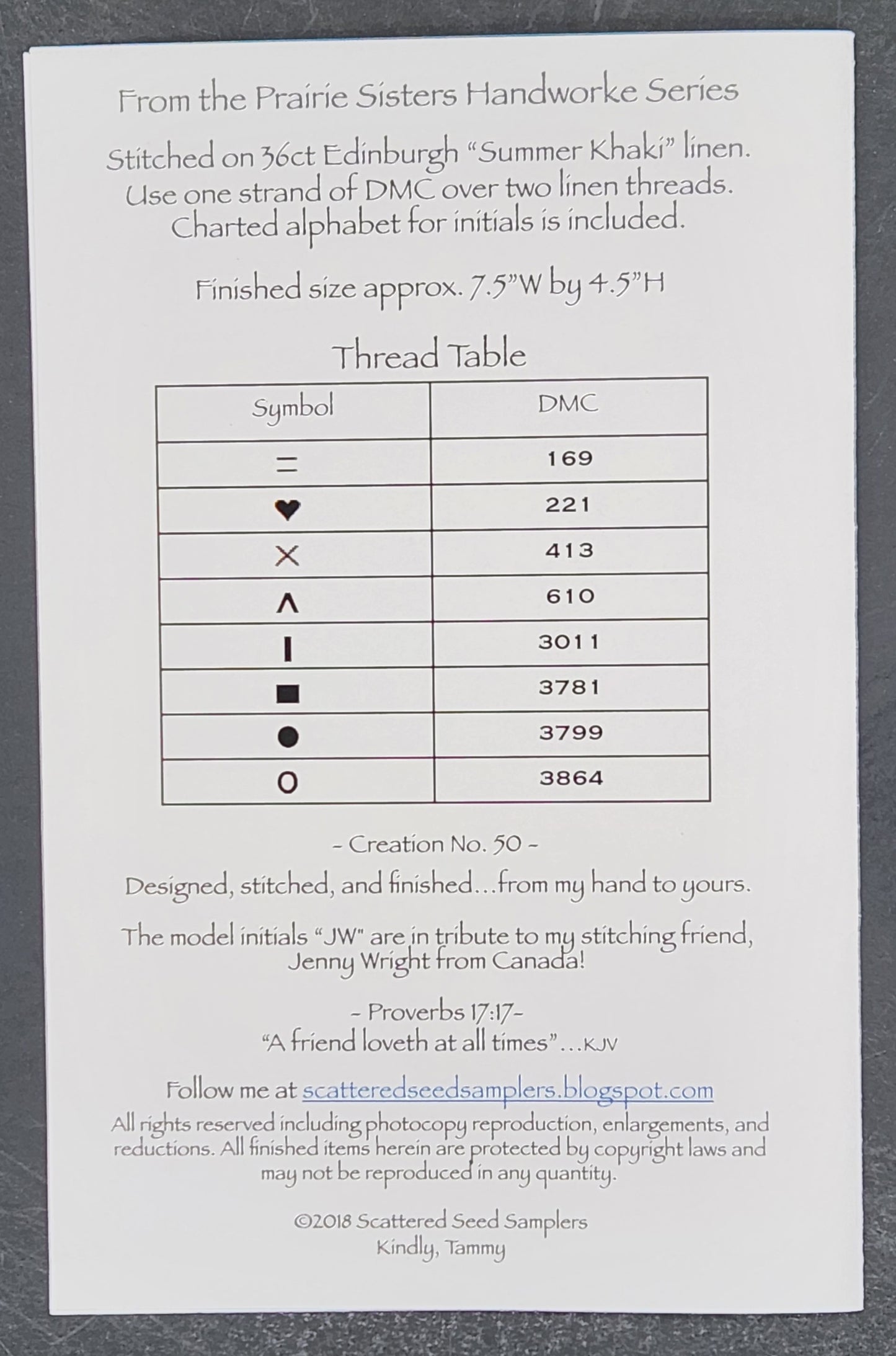 Prairie Sisters Scissor Mat