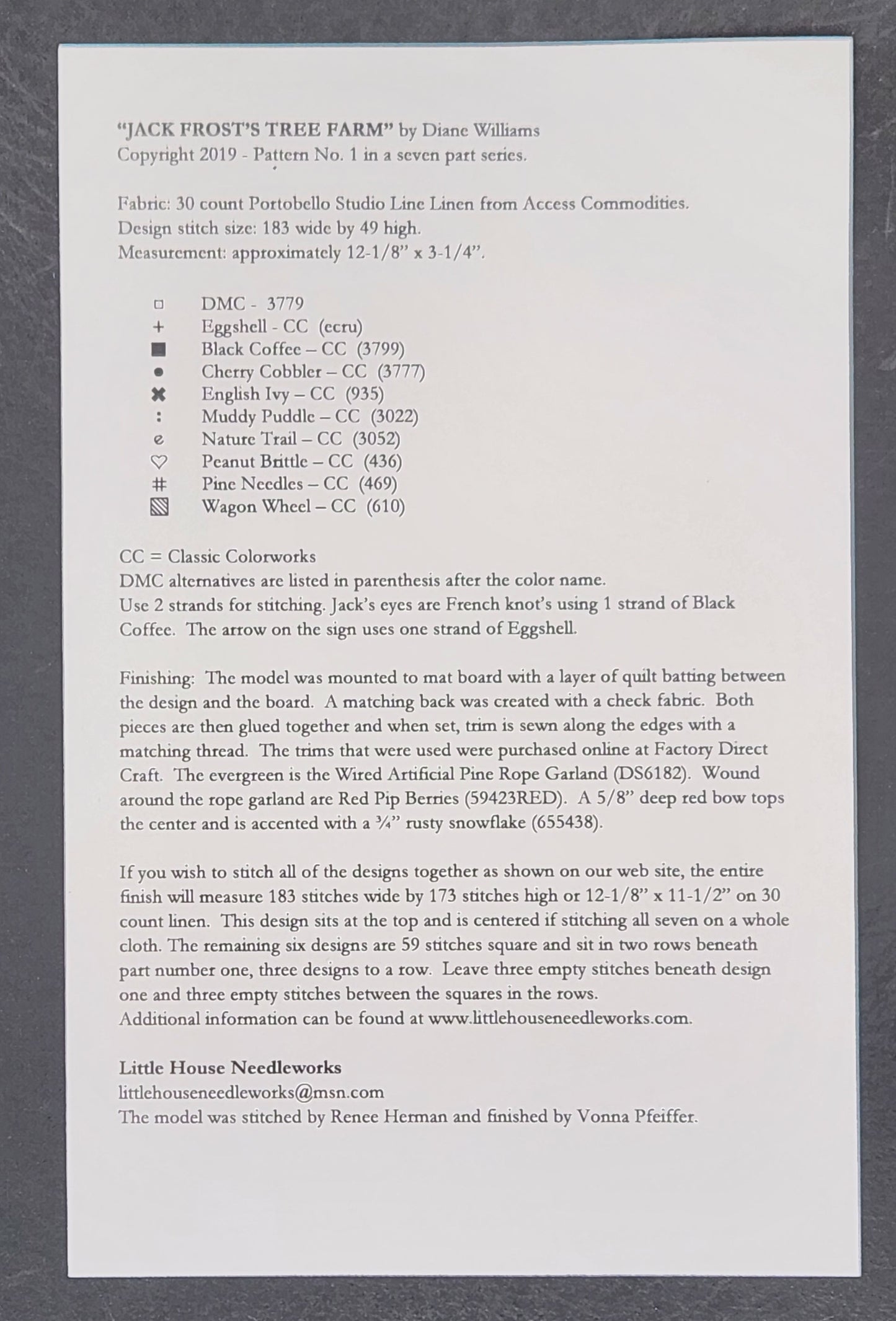 Jack Frost's Tree Farm - Part One - Jack Frost