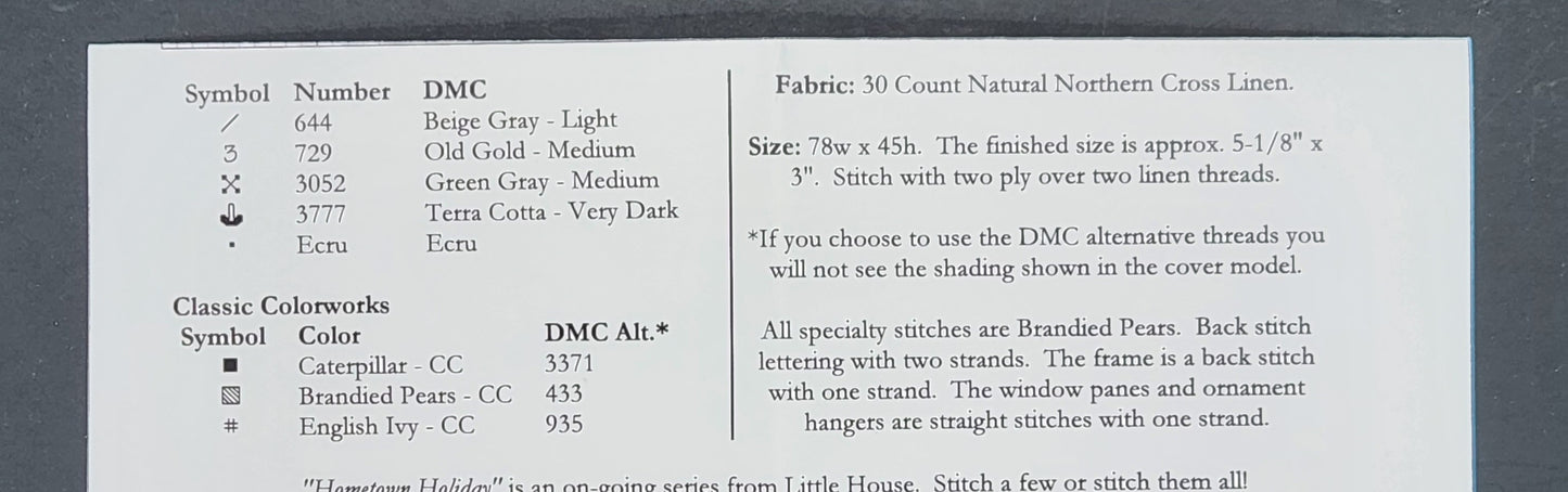 Hometown Holiday - Needlework Shop