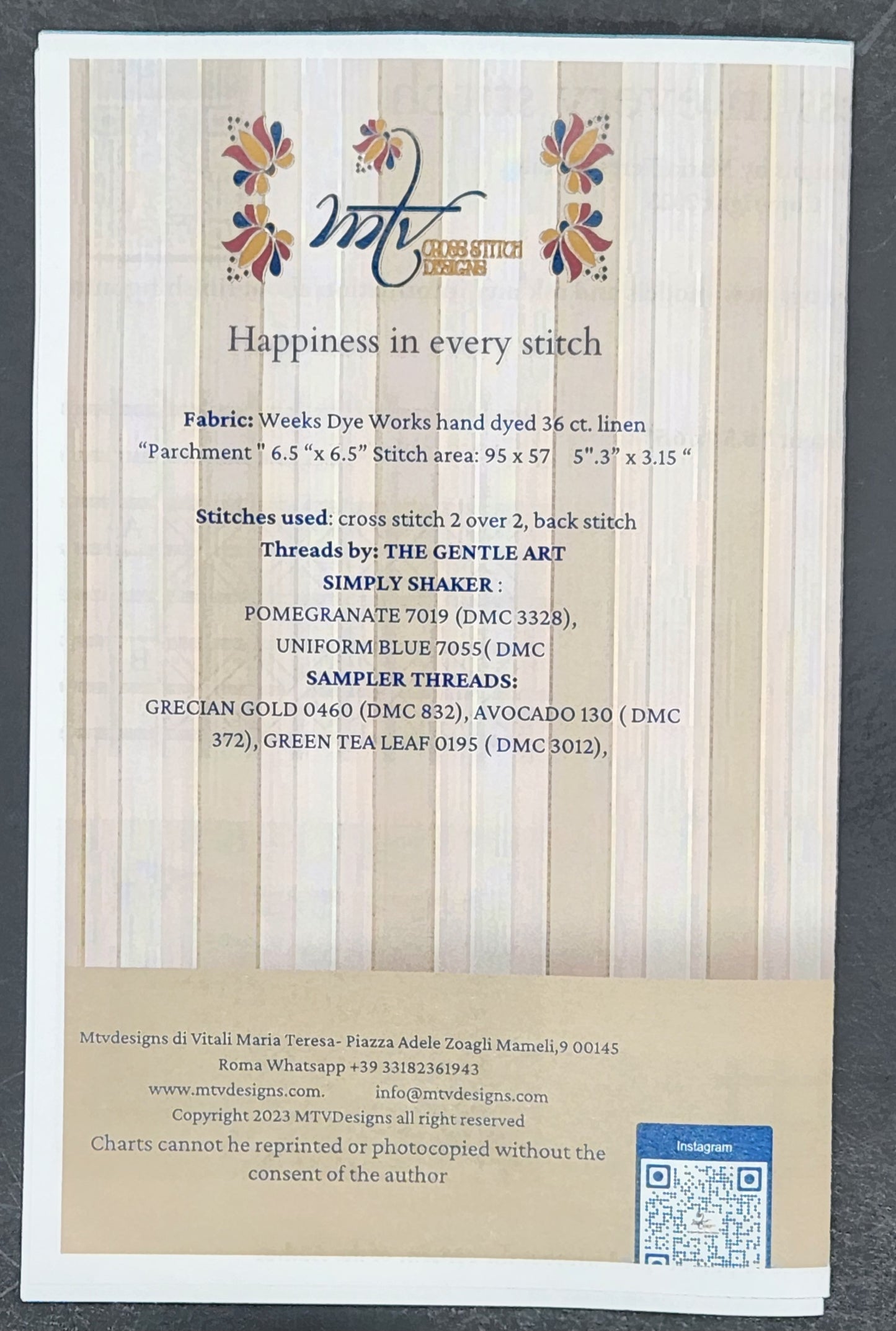 Happiness in Every Stitch