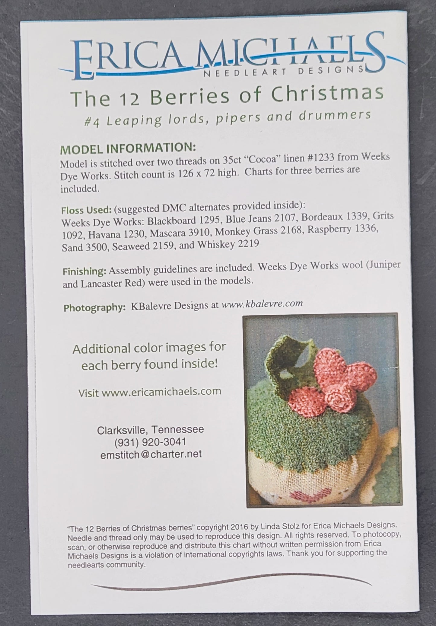 The 12 Berries of Christmas - Part #4 - Days 10, 11, 12