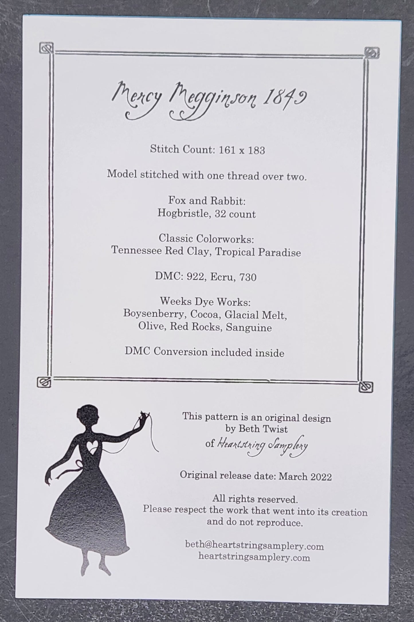 Mercy Megginson 1849