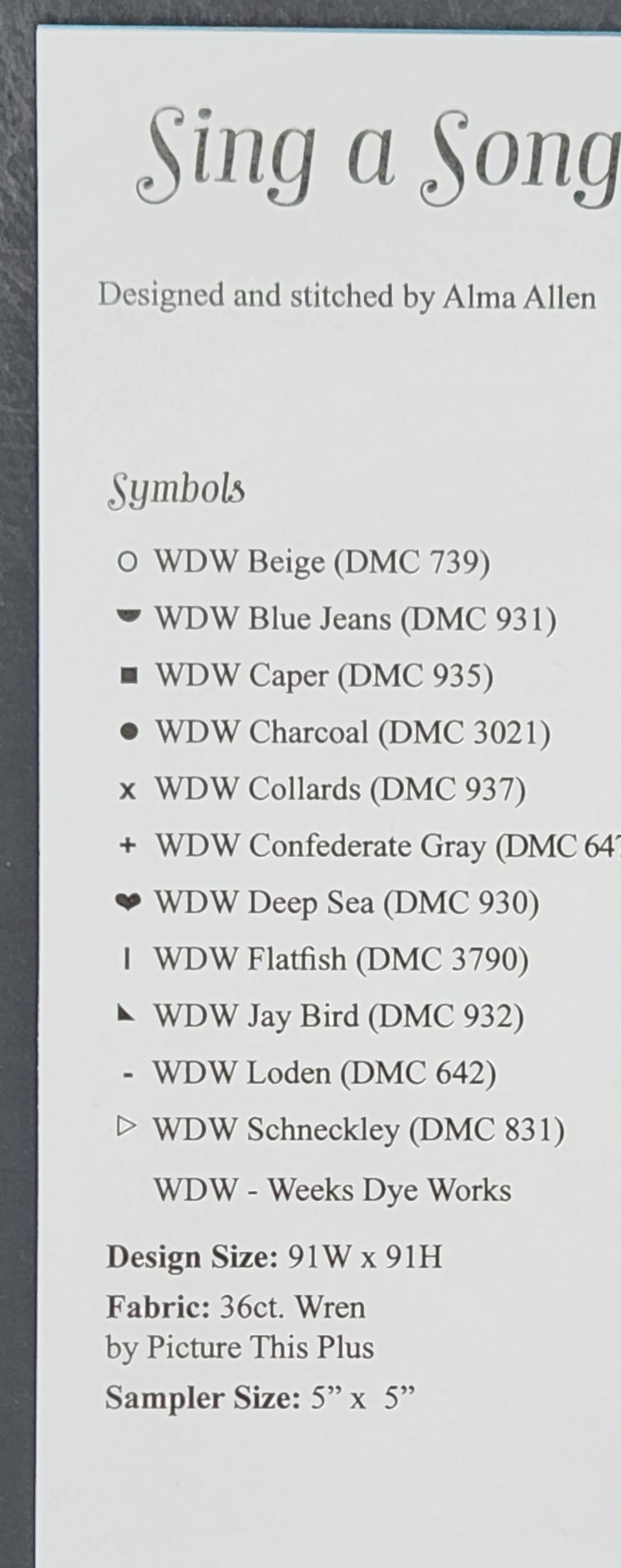 Sing a Song of Seasons