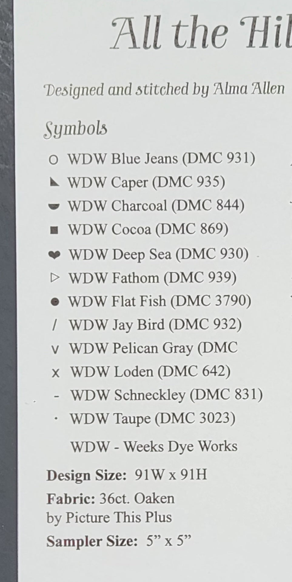 All the Hills Echoed