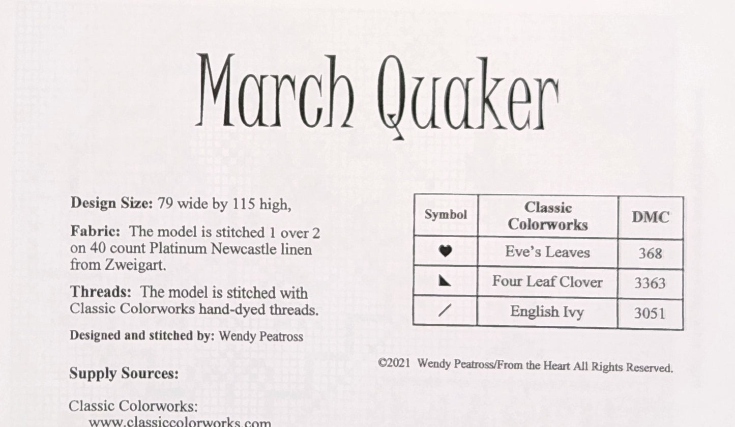 March Quaker