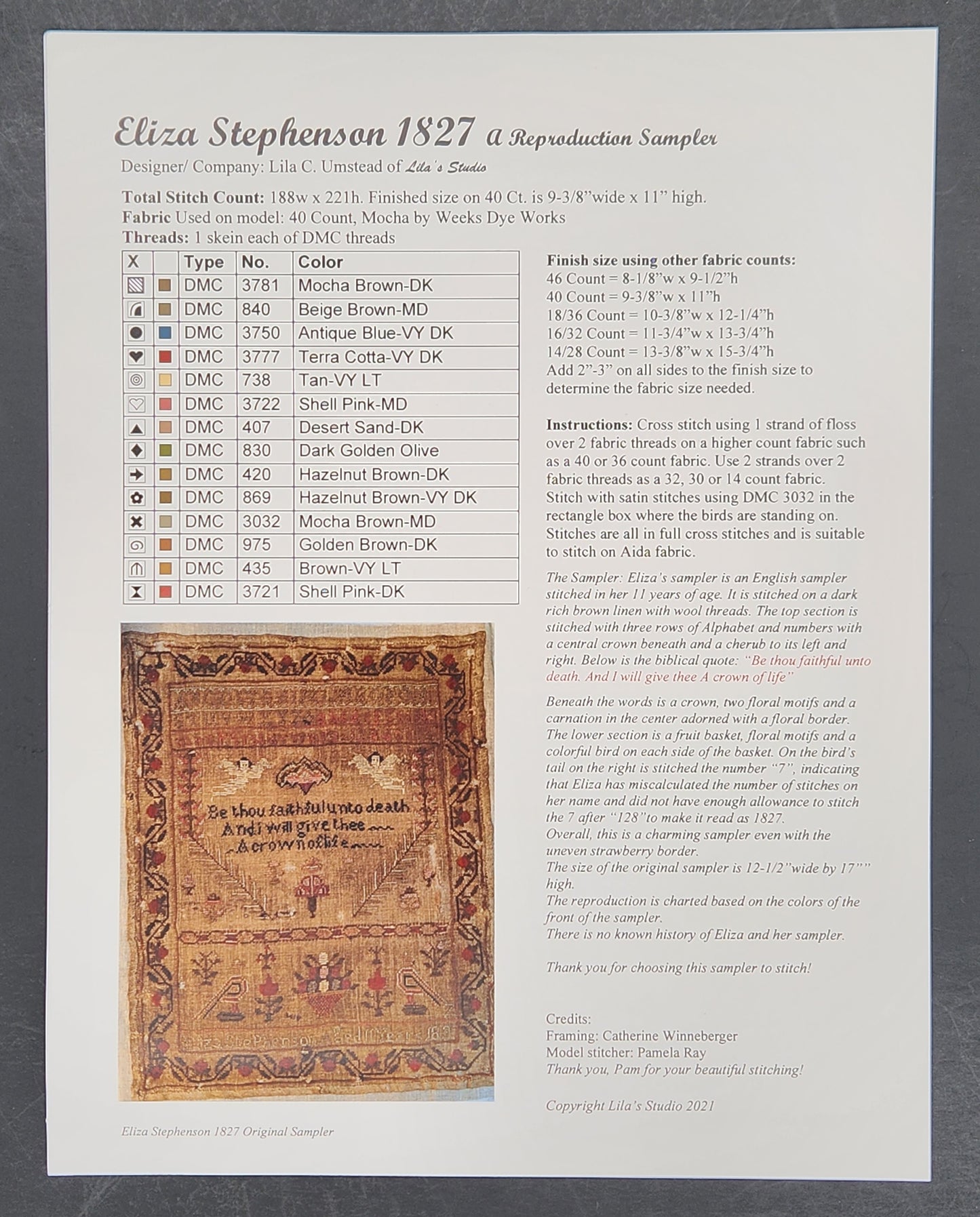 Eliza Stephenson 1827