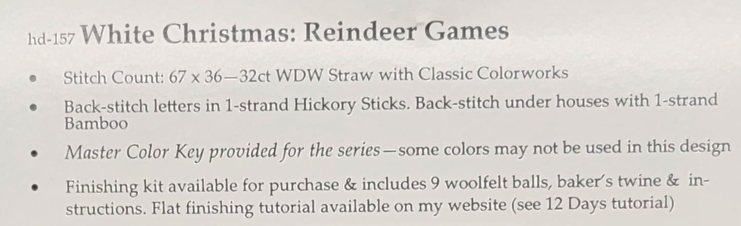 White Christmas: Reindeer Games