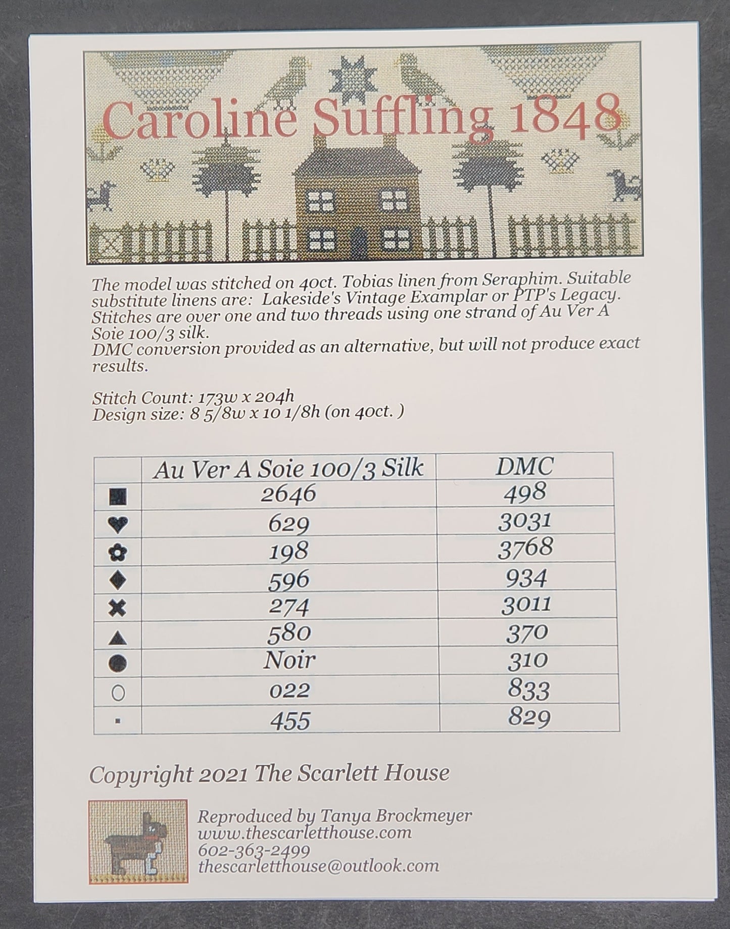 Caroline Suffling 1848