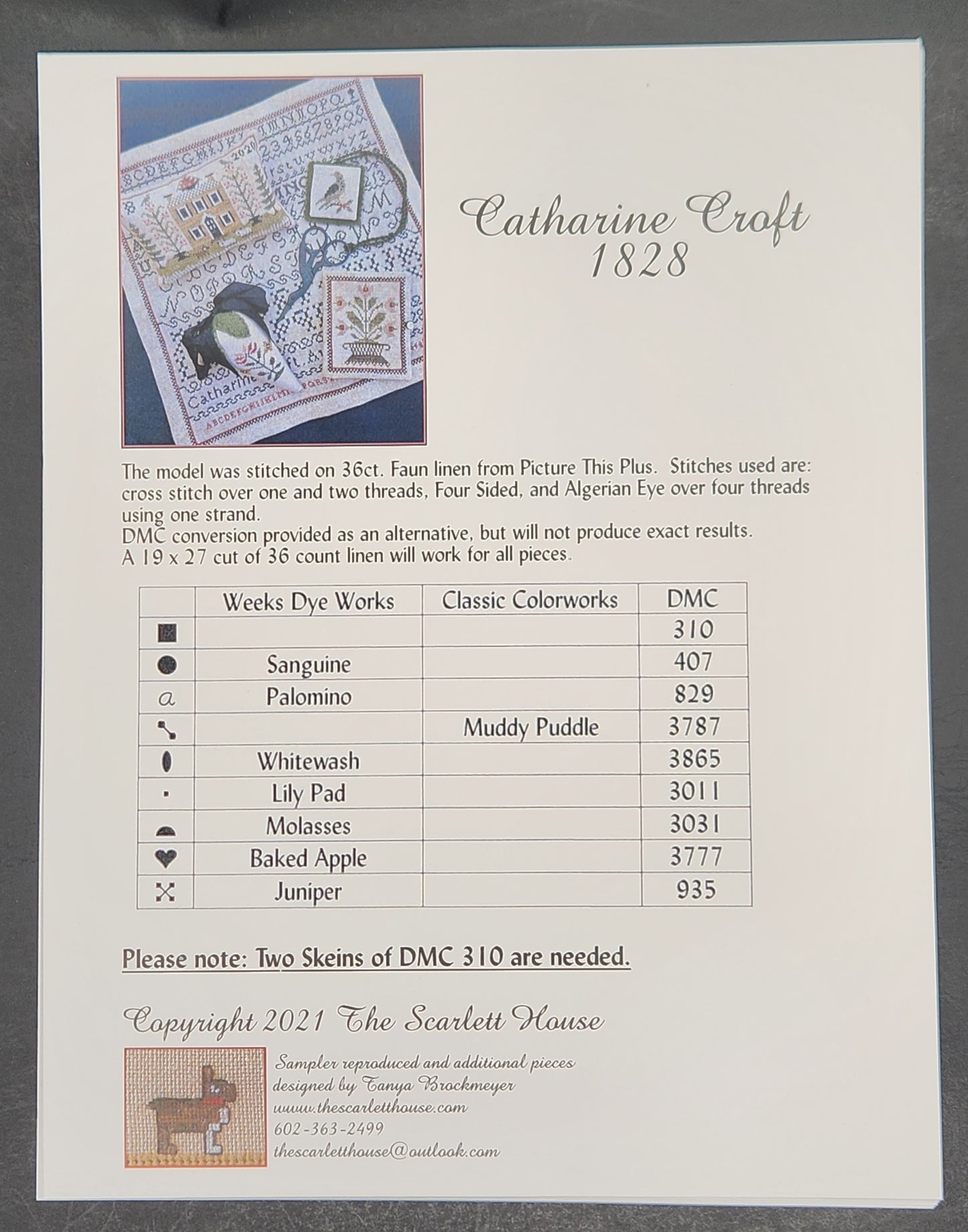 Catherine Croft 1828