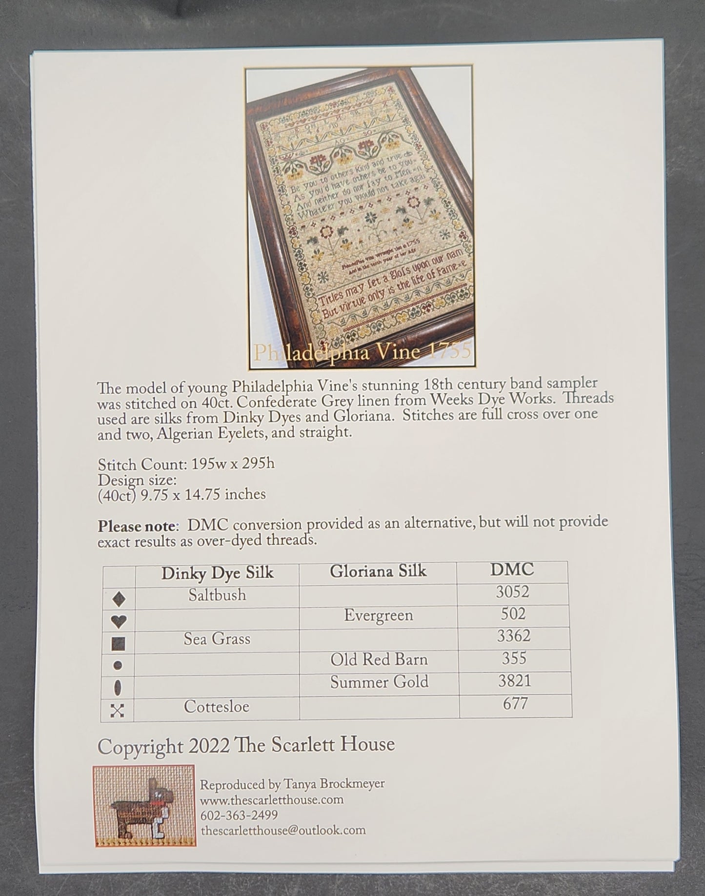 Philadelphia Vine 1755