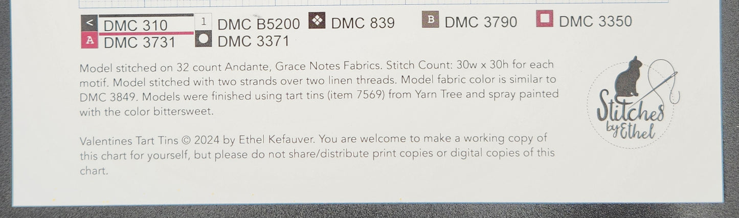 Ethel's Valentines Tart Tins