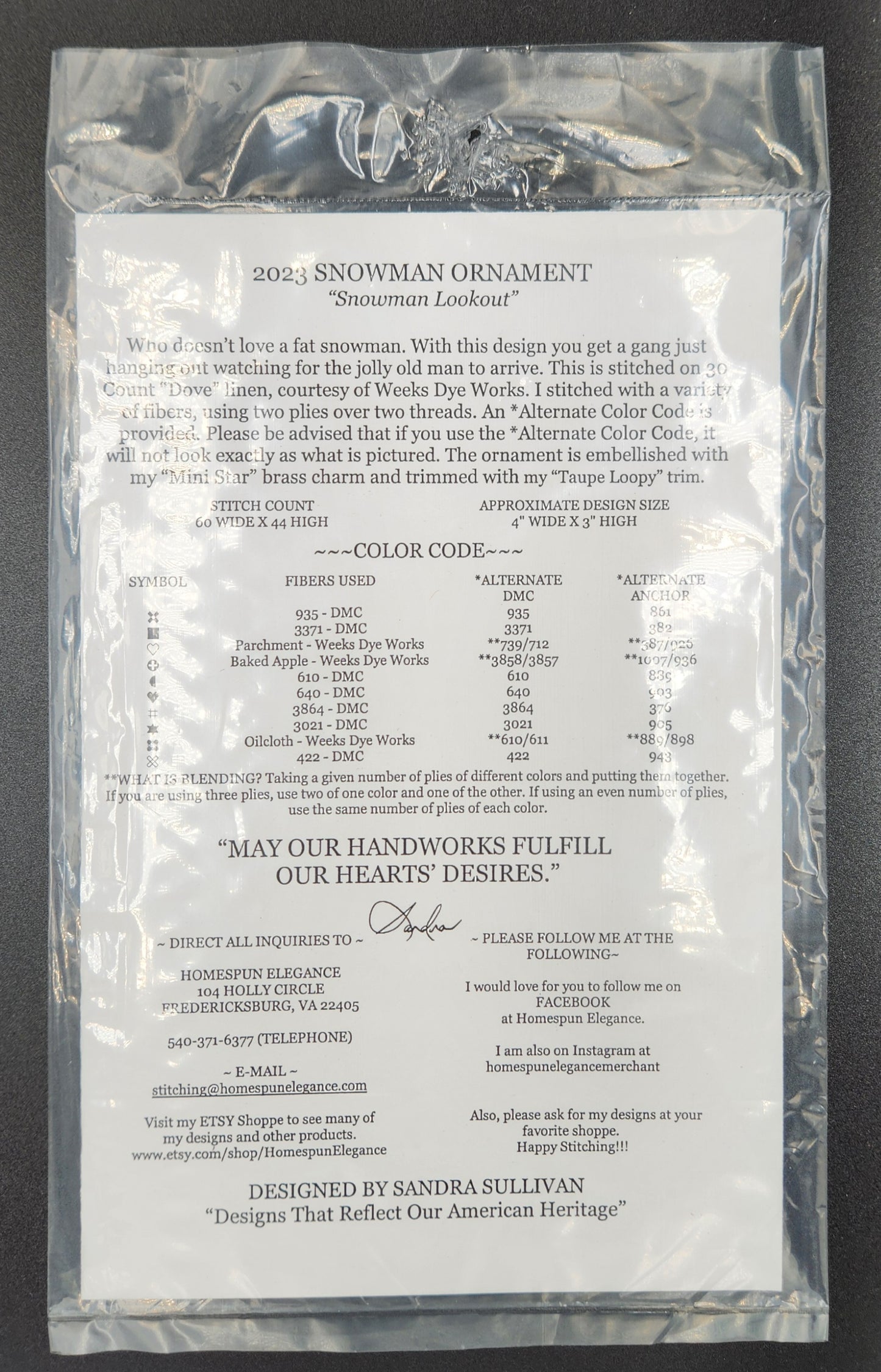 Snowman Ornament - Snowman Lookout