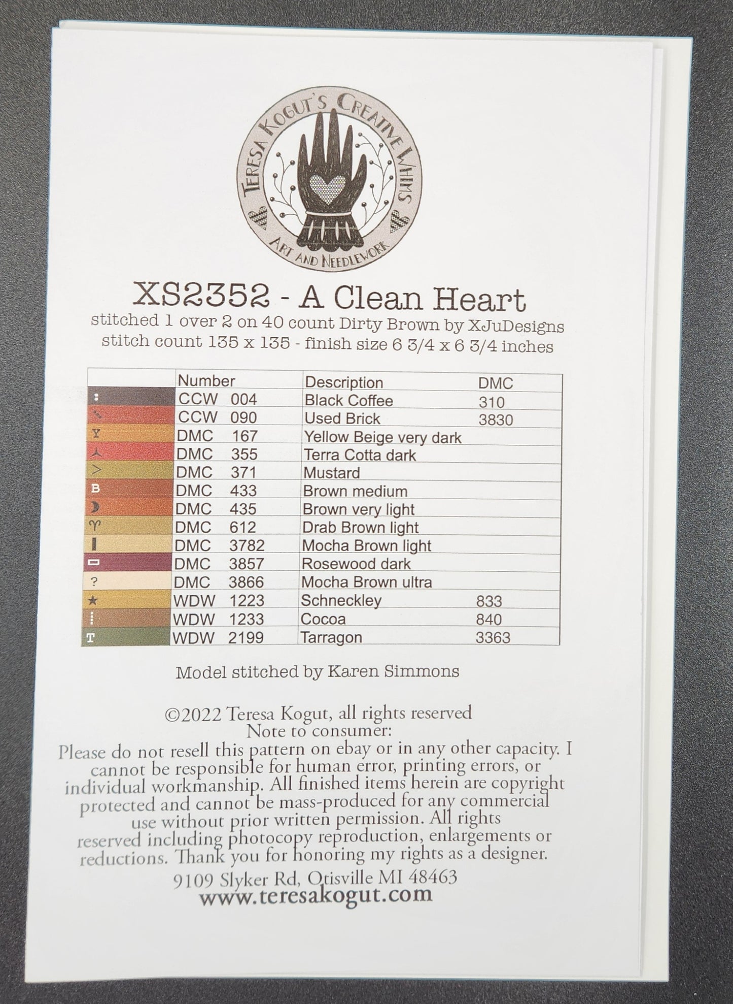 A Clean Heart - Early American Folk Art Series