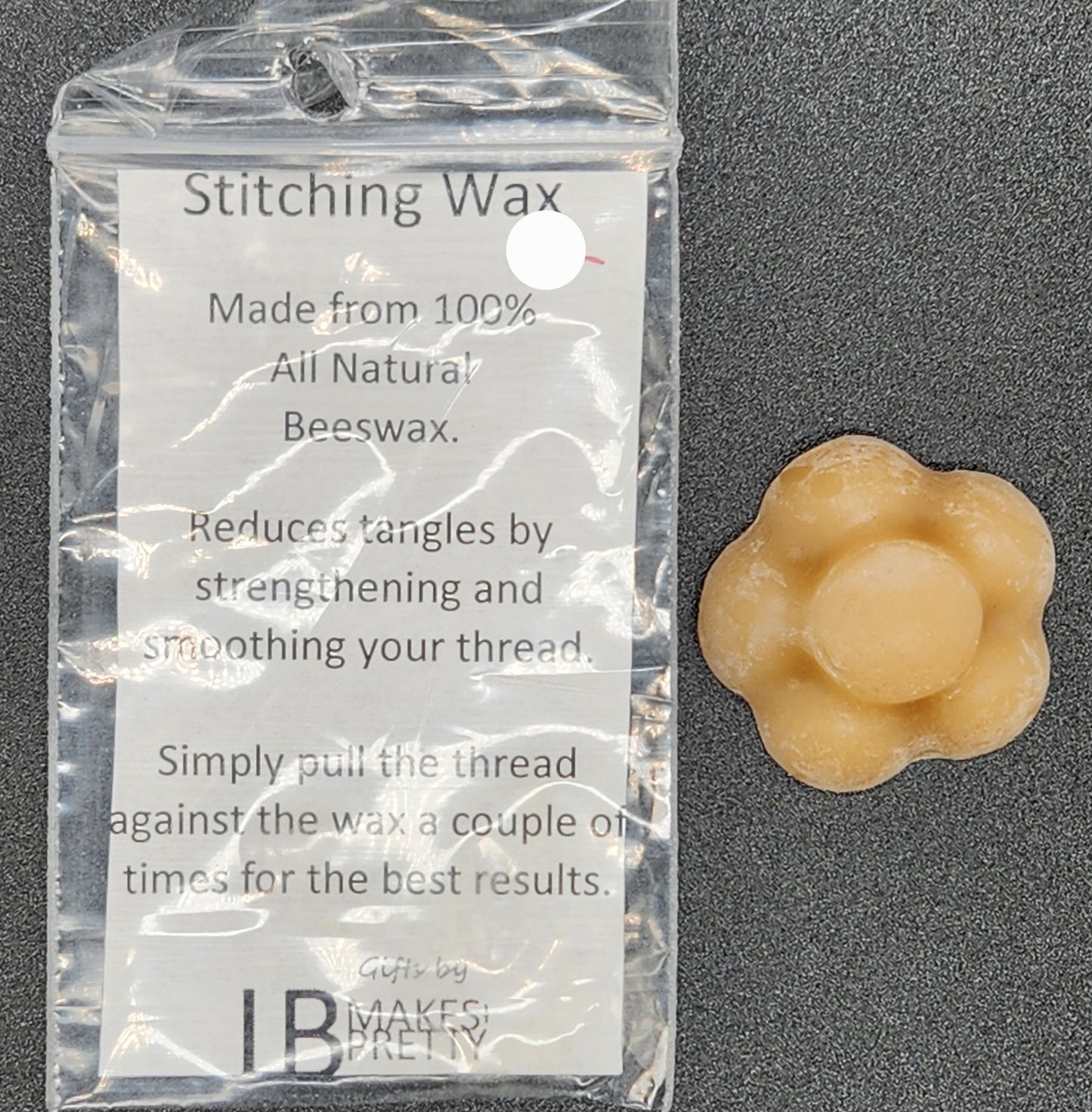 Thread Waxer - Flower 100% Beeswax