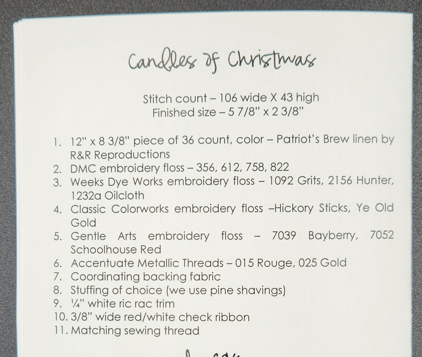 Candles Of Christmas