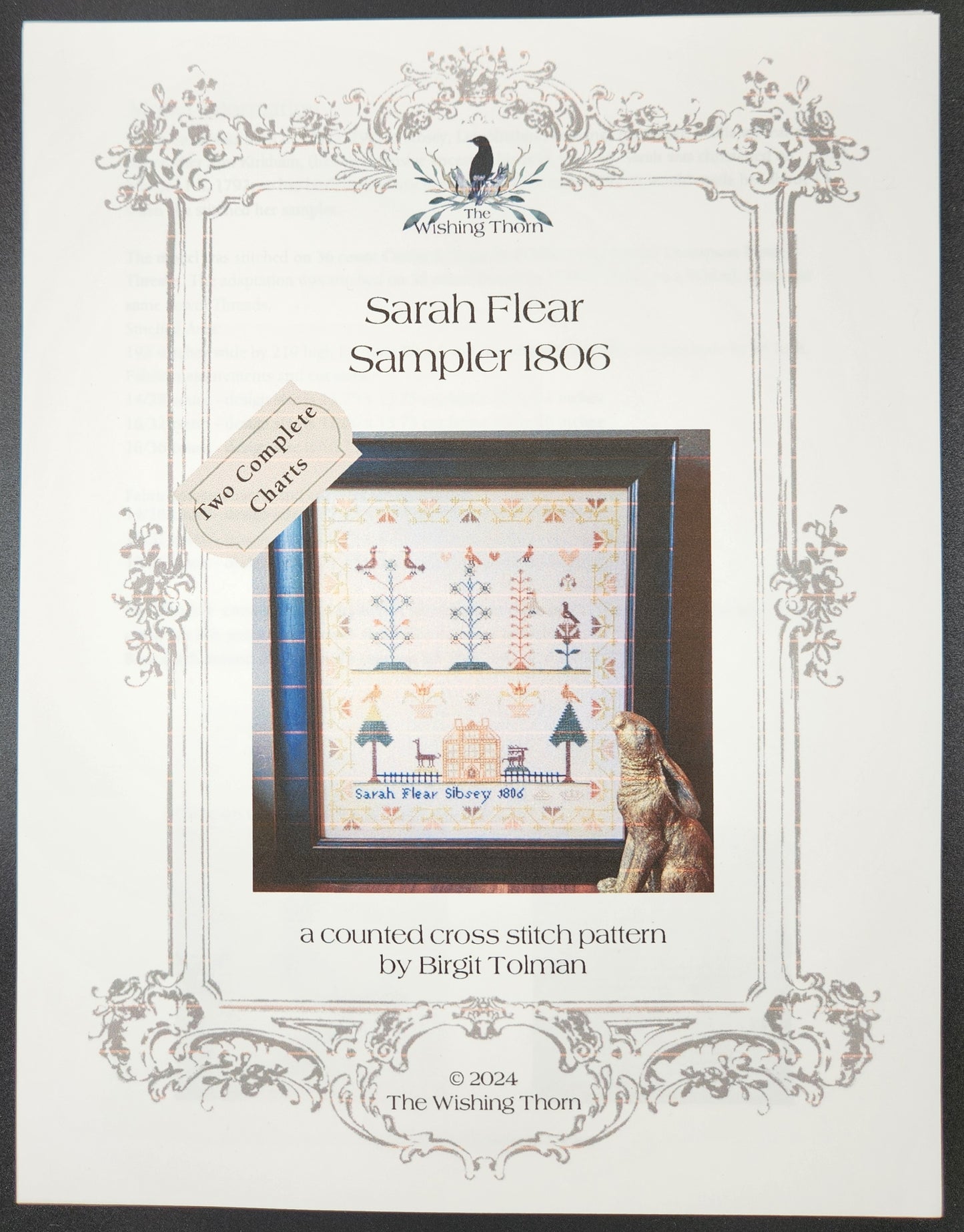 Sarah Flear Sampler 1806