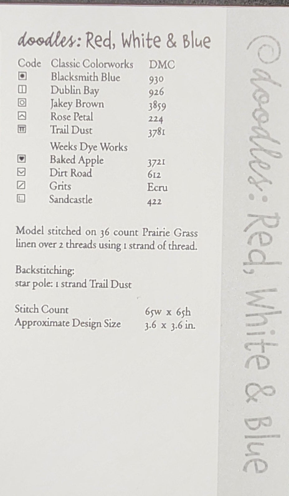 doodles: Red, White & Blue