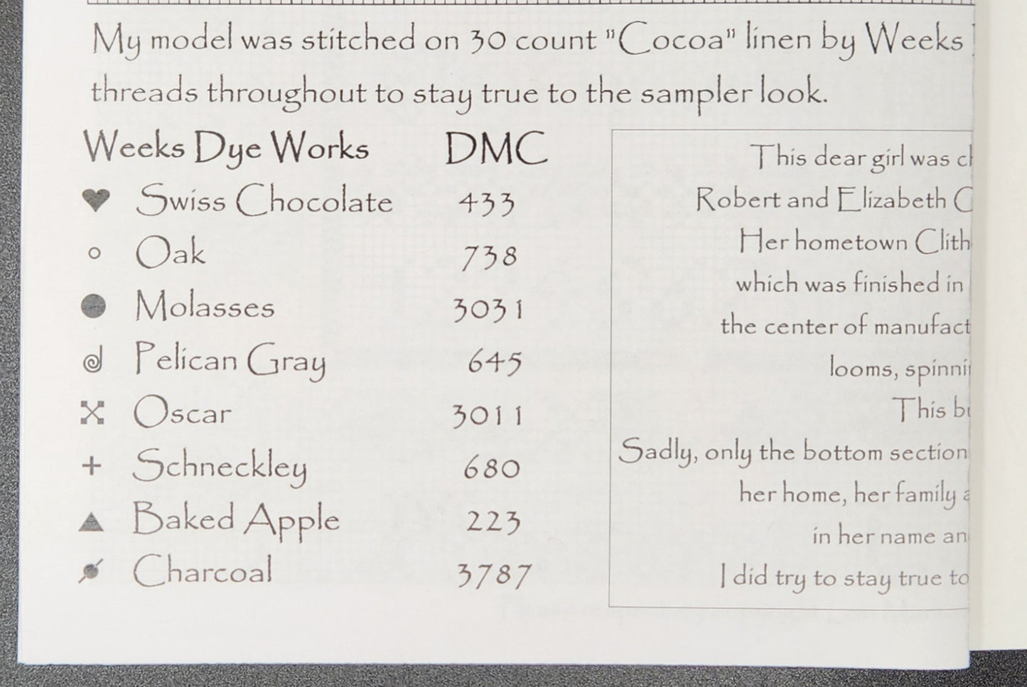 Margaret Cottam Aged 9