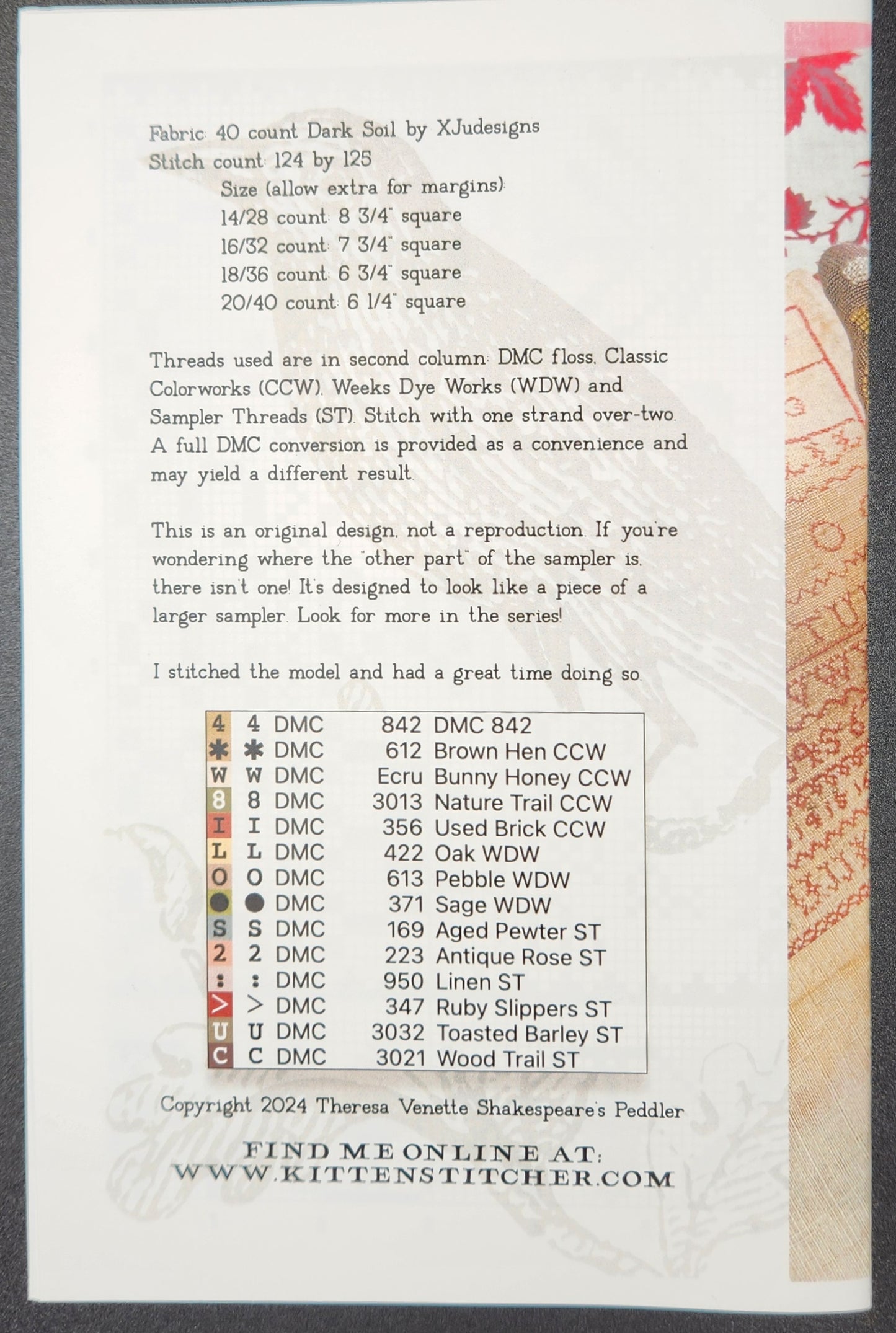 Summer Sampler Fragment