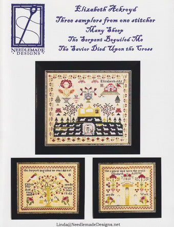Elizabeth Ackroyd - Three samplers from one stitcher