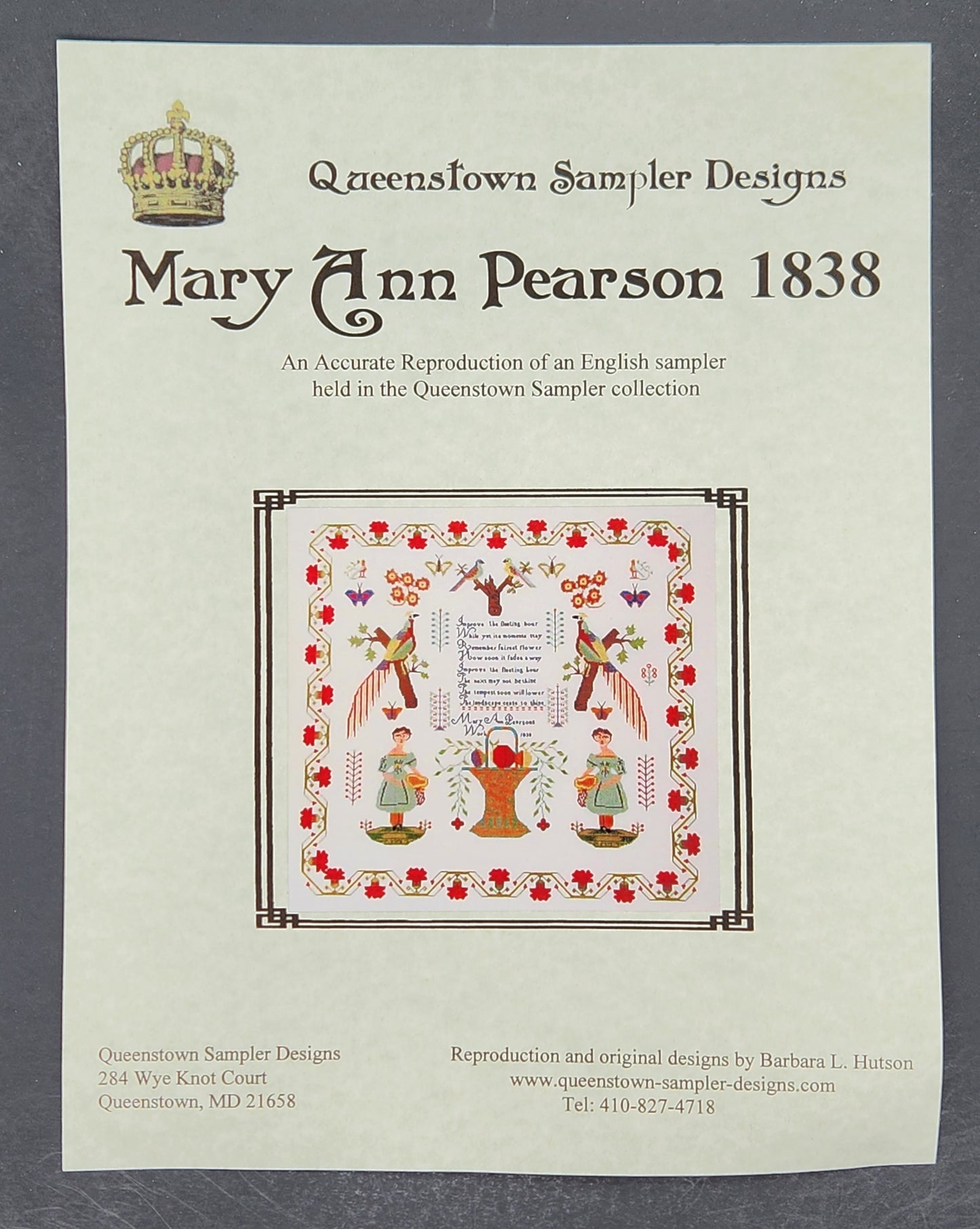 Mary Ann Pearson 1838