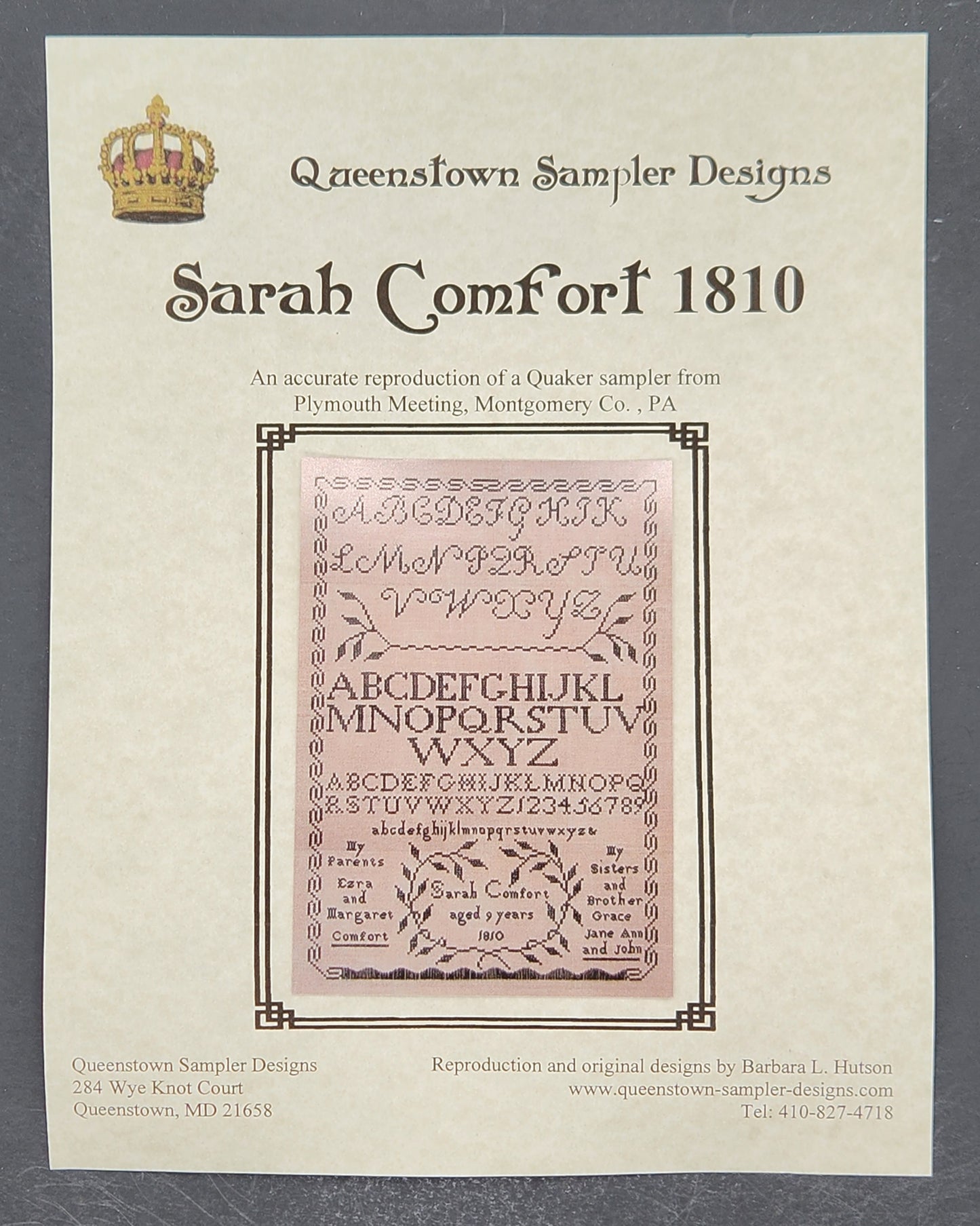 Sarah Comfort 1810