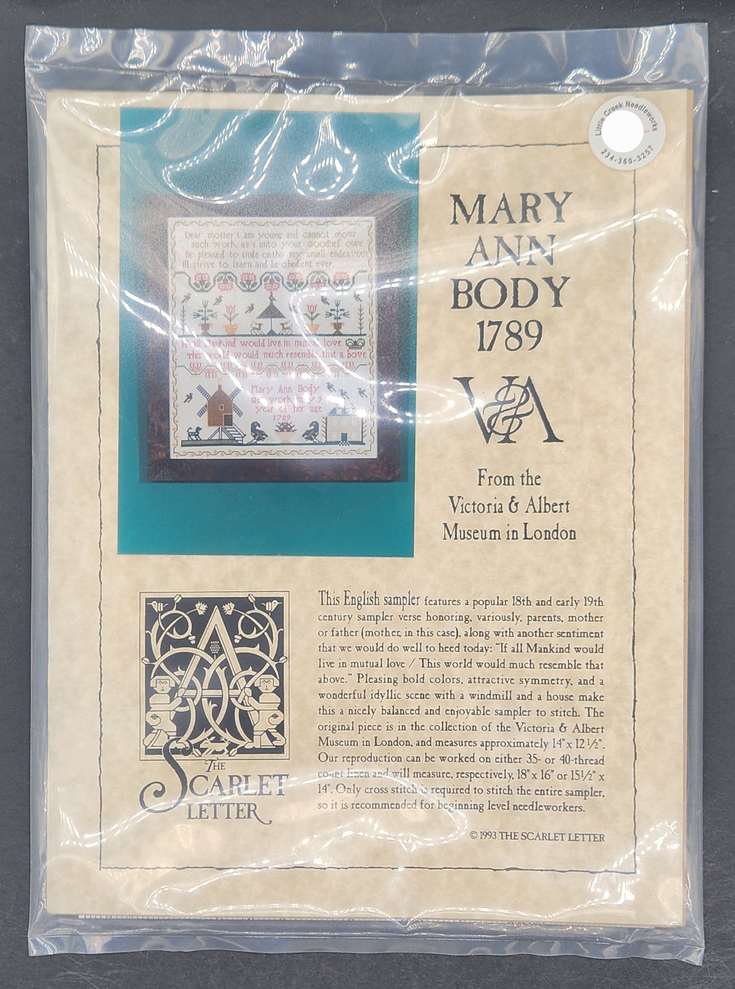 Mary Ann Body 1789