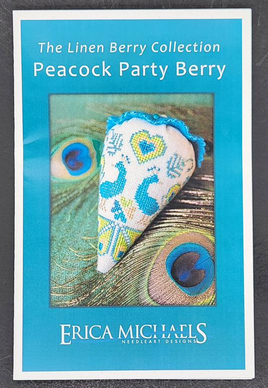 Peacock Party Berry - The Linen Berry Collection