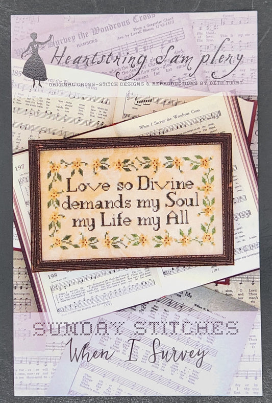 Sunday Stitches - When I Survey