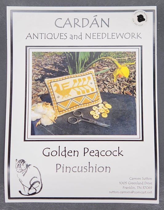 Golden Peacock Pincushion