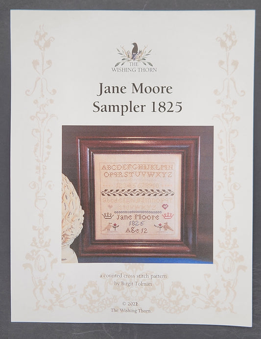 Jane Moore Sampler 1825