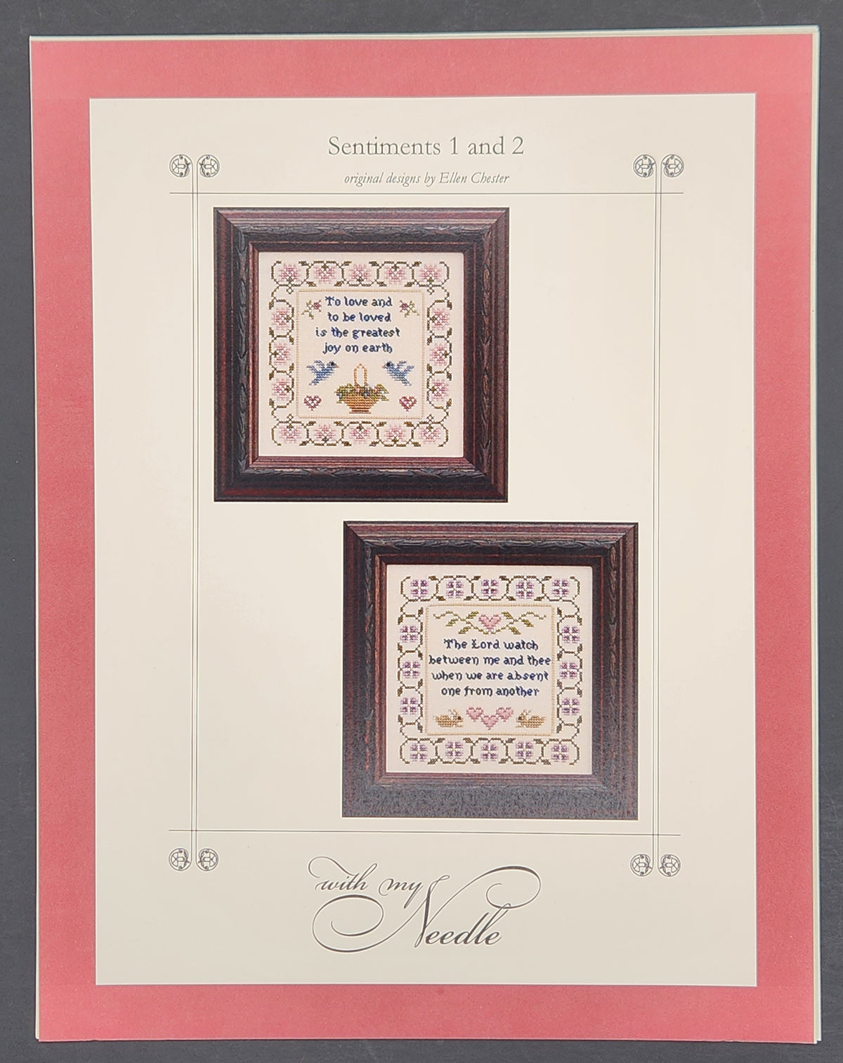 Sentiment Needle Sentiments 1 and 2 – Little Creek Needleworks