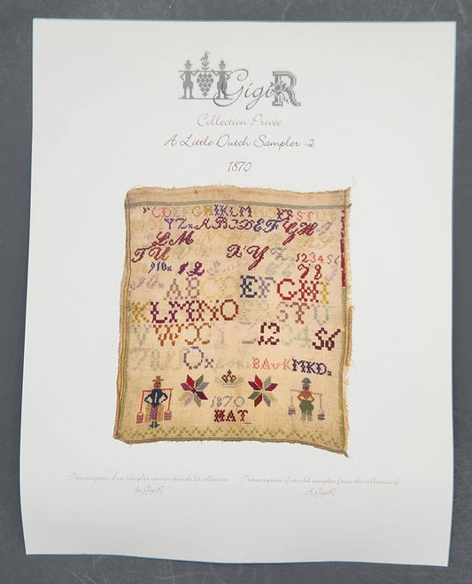 A Little Dutch Sampler -2 - 1870