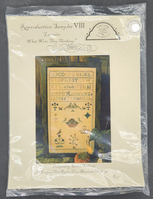 Reproduction Sampler VIII - Lavender - What Were They Thinking?