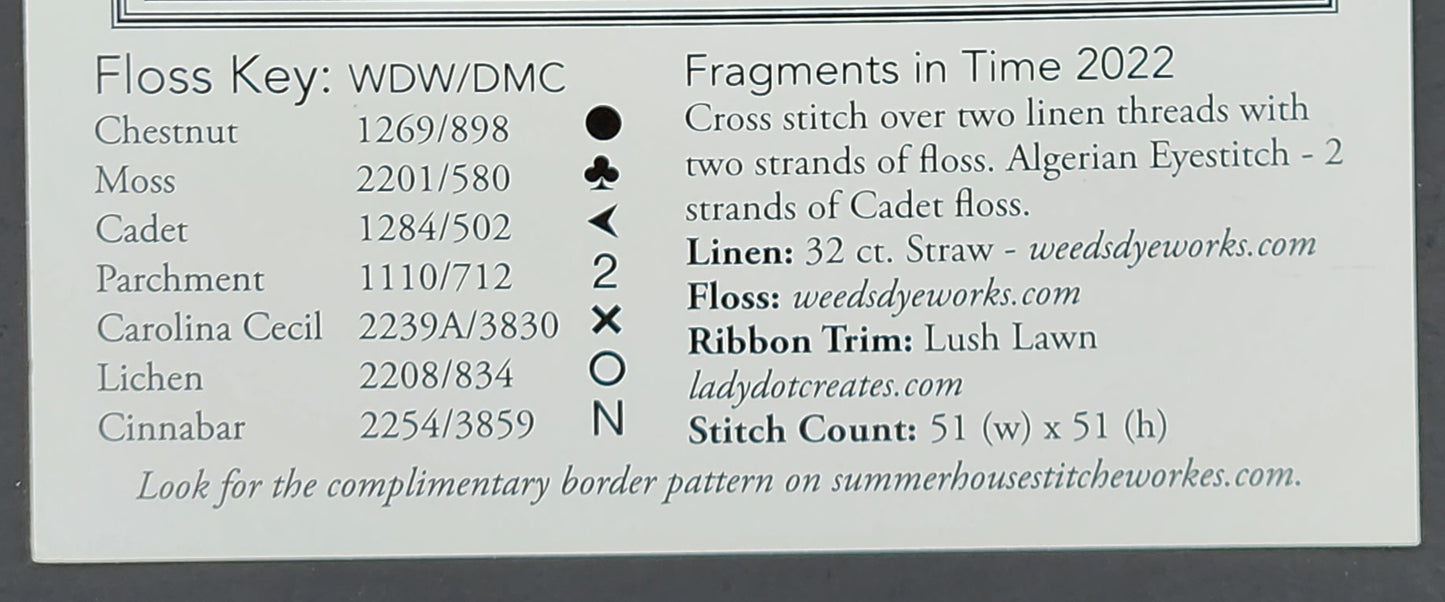 No. One - Fragments in Time 2022- Susquehanna Valley Samplers