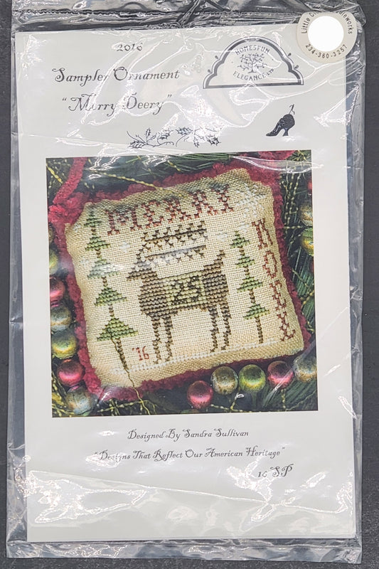 Sampler Ornament - Merry Deery