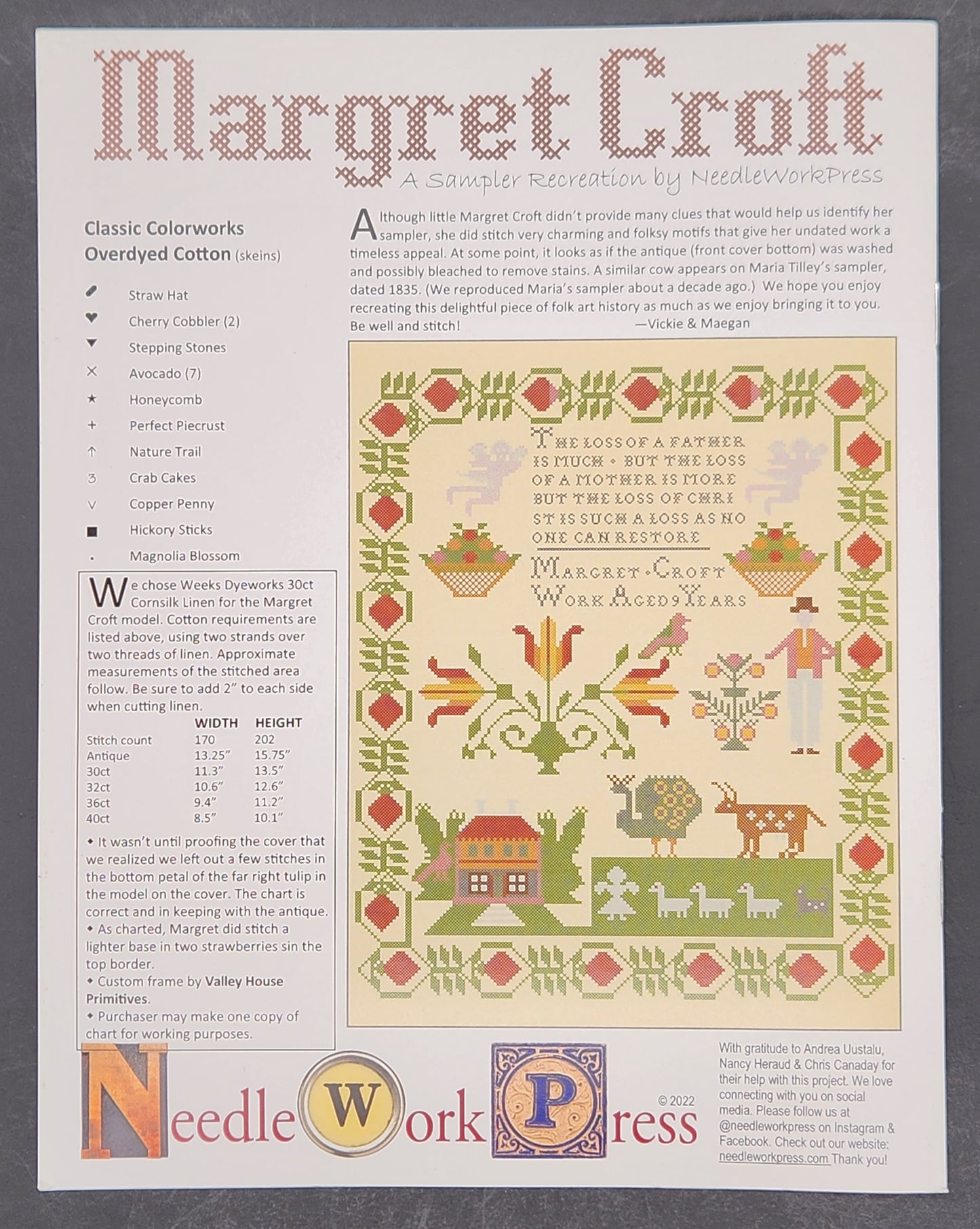 Margret Croft Sampler