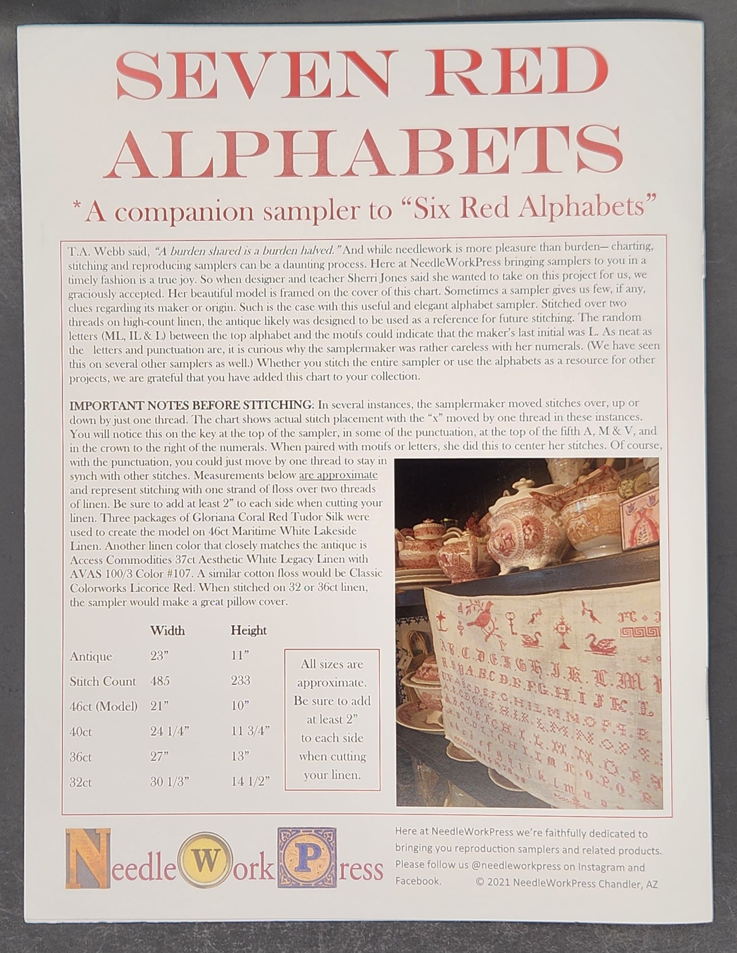 Seven Red Alphabets - A Companion Sampler