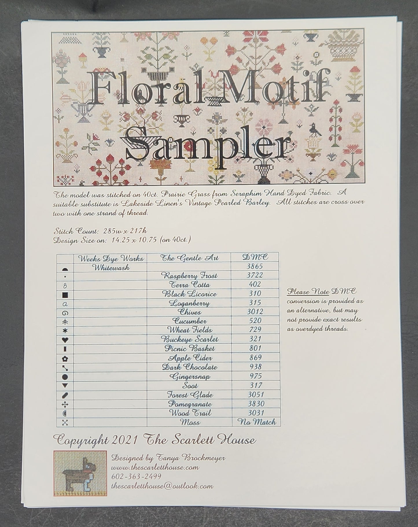 Floral Motif Sampler