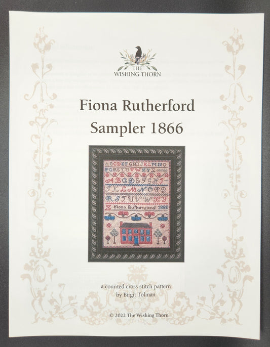 Fiona Rutherford Sampler 1866