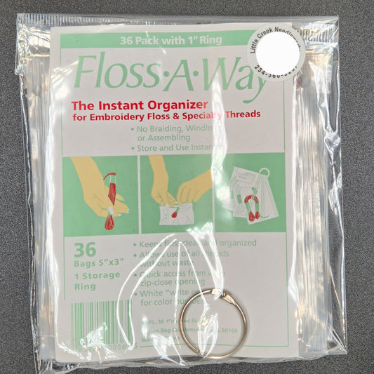 Floss-A-Way 36 Pack with 1" Ring