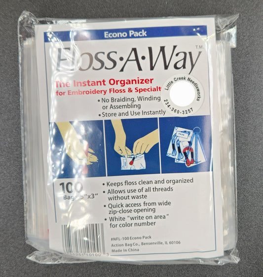 Floss-A-Way Econo Pack 100 bags