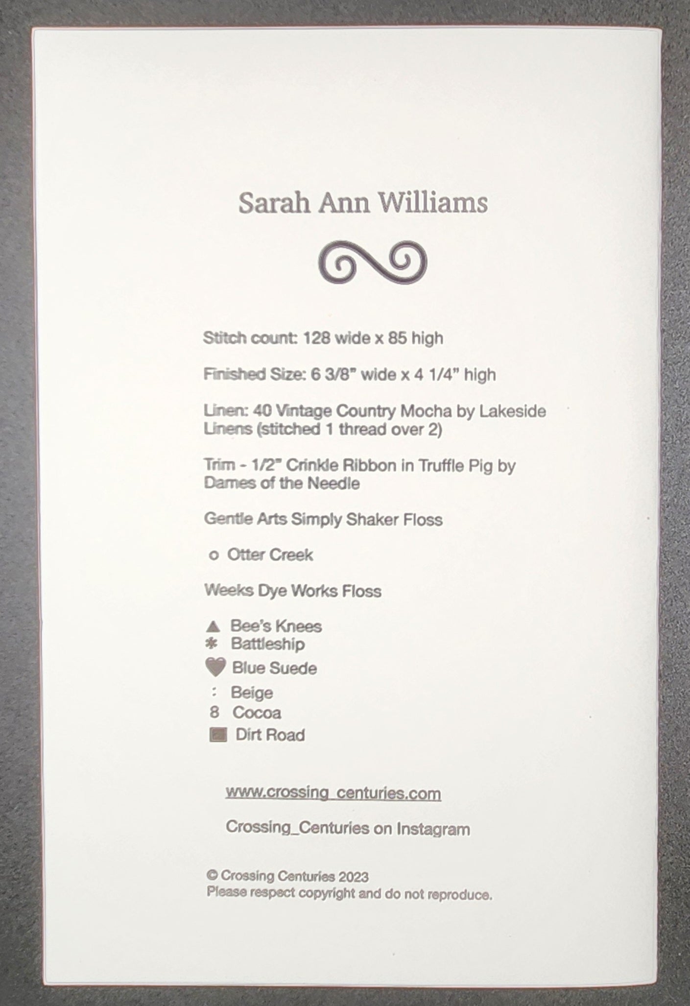 Sarah Ann Williams