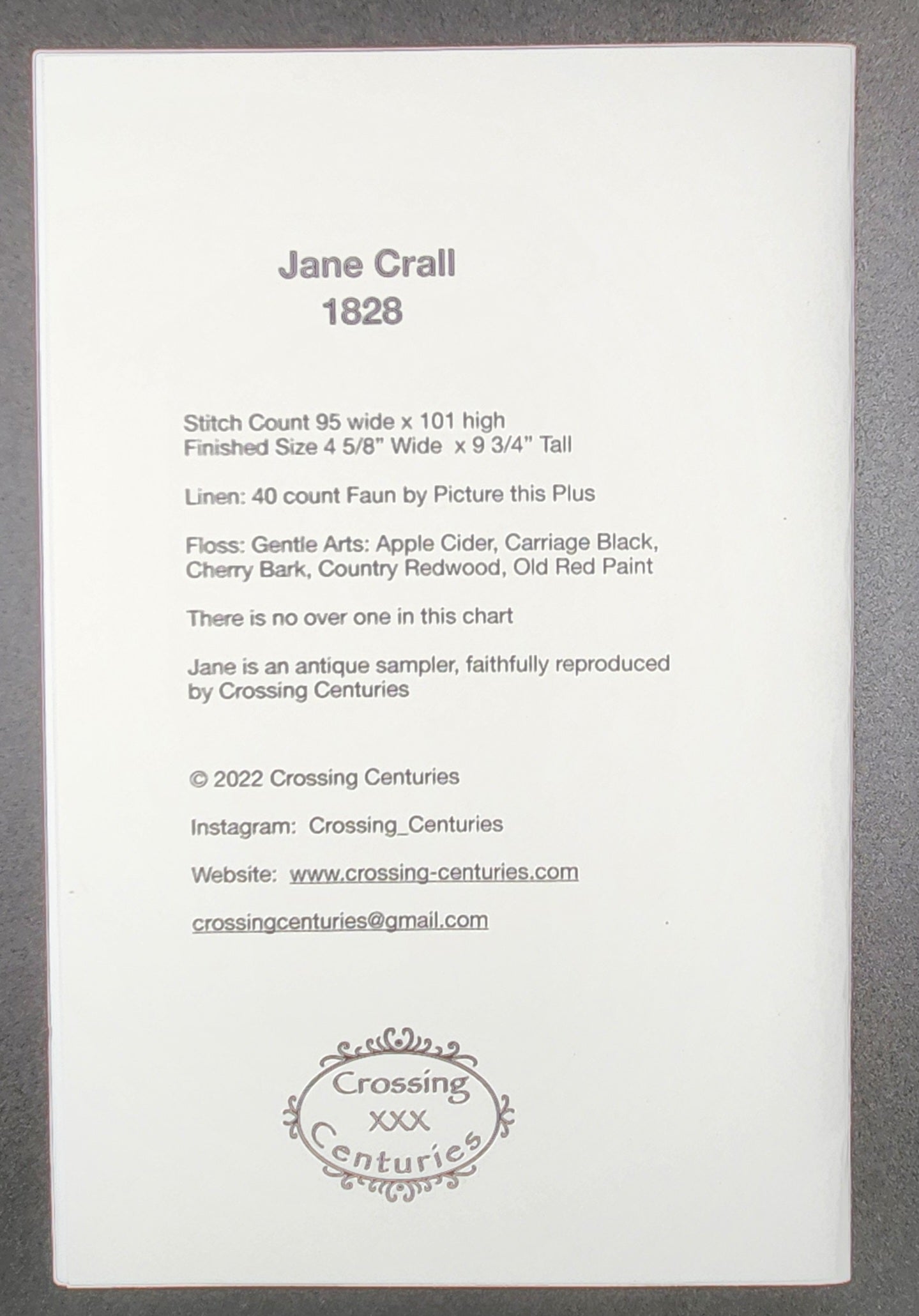 Jane Crall 1828