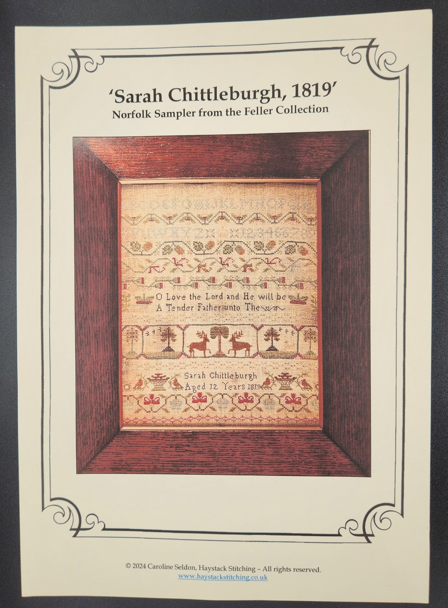 Sarah Chittleburgh, 1819