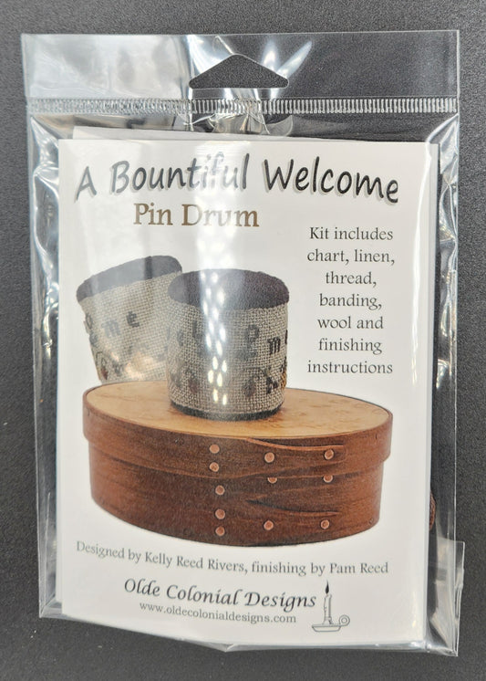 A Bountiful Welcome Pin Drum Kit